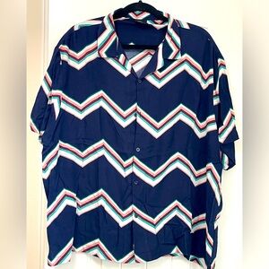 Level Ten Casual button down oversized shirt XL